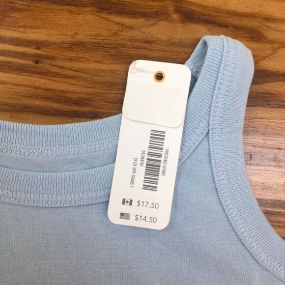 Gymboree Girls Sky Blue Tank Top, Size 18-24M - Picture 3 of 3